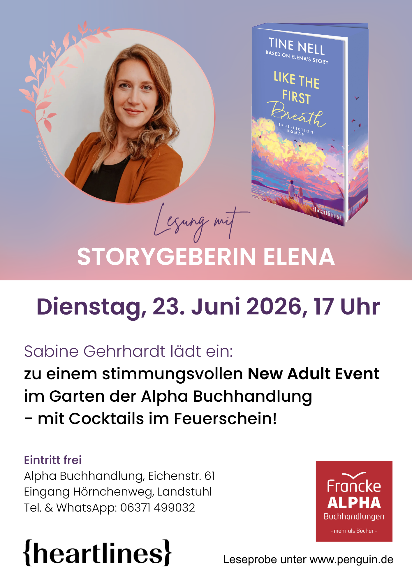 Veranstaltung Flyer